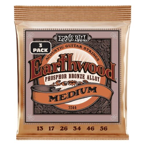 ERNIE BALL 3544 Erthwd Med Phos 3 Pk 13 56