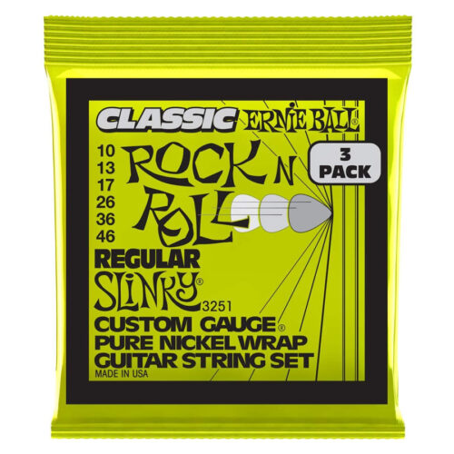 ERNIE BALL 3251 Regular Slinky Clas RnR Pk 10 46