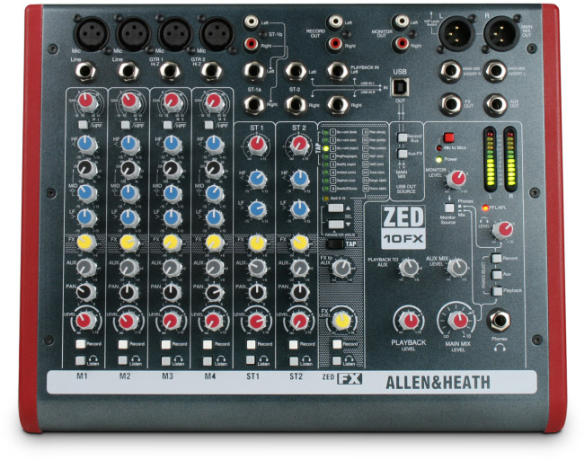 ALLEN & HEATH ZED 10FX