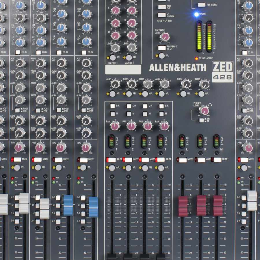 ALLEN & HEATH ZED 428 MIXER LIVE