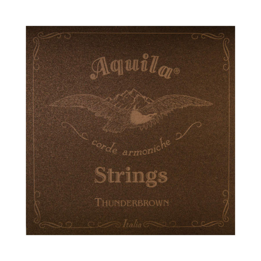 AQUILA 165U SET CORDE UKULELE BASSO 46-53CM THUNDERBROWN