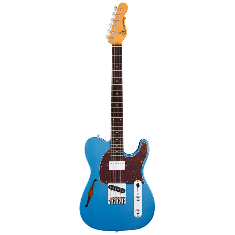 G&L TRIBUTE ASAT CLASSIC BLUESBOY SEMI-HOLLOW LAKE PLACID BLUE