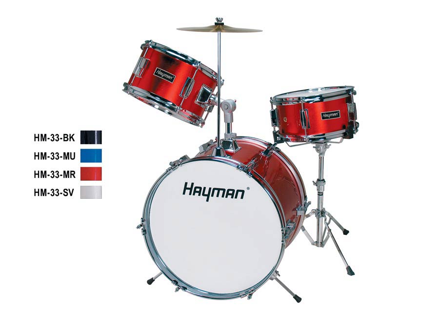 Hayman HM-33-MU Batteria junior 3 pezzi