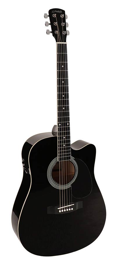 Nashville GSD-60-CEBK Chitarra acustica dreadnought elettrificata