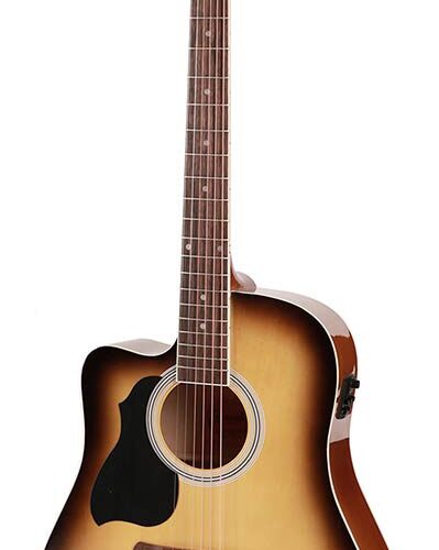 Richwood RD-12LCESB Richwood RD-12LCE Chitarra acustica dreadnought mancina elettrificata