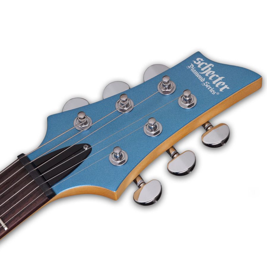 SCHECTER C-6 DELUXE SATIN METALLIC LIGHT BLUE