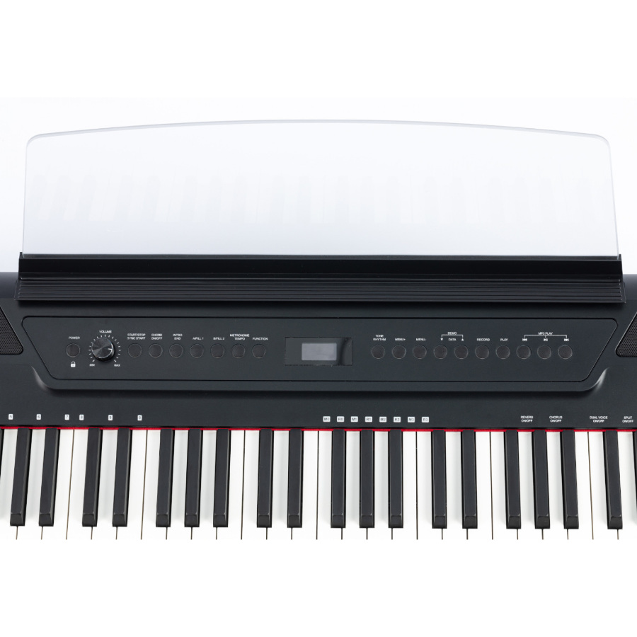 TECHNOPIANO TP-100H Pianoforte Digitale Portatile Nero