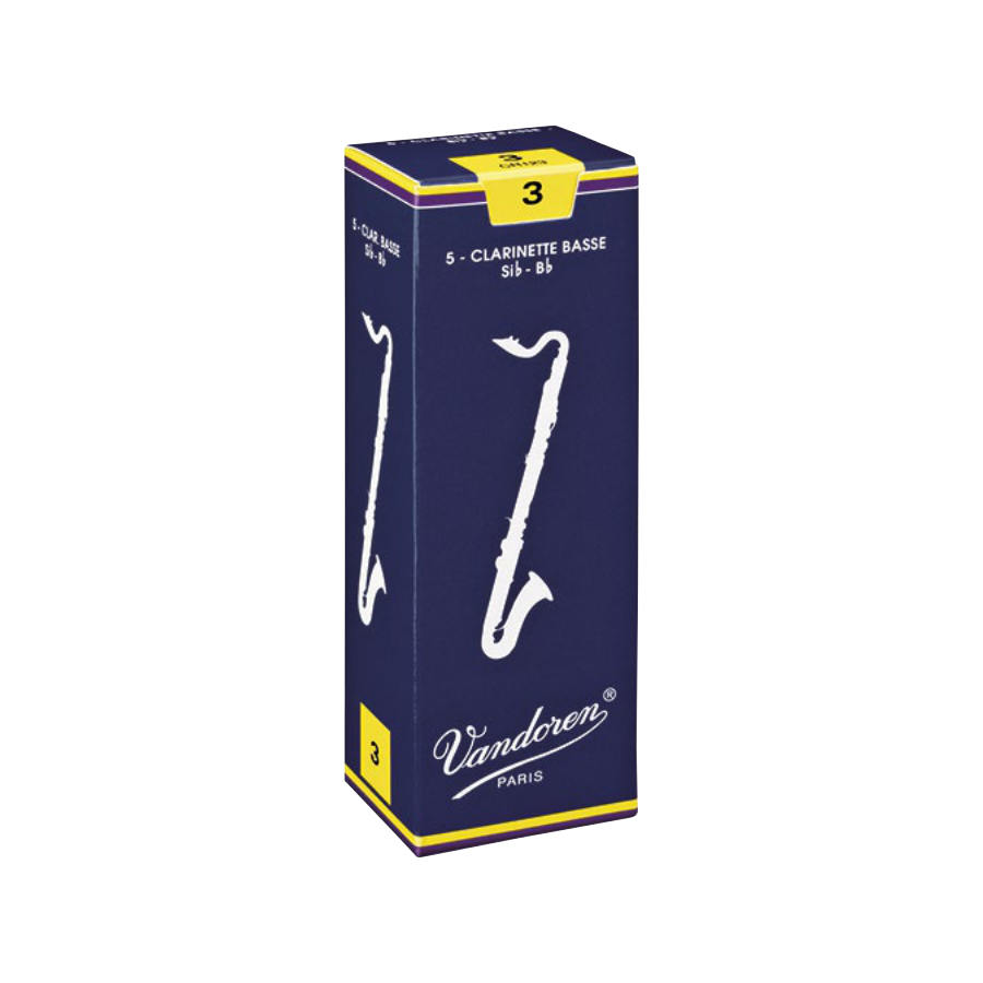 VANDOREN Traditional Clarinetto Basso 2 1/2  Box 5 Ance