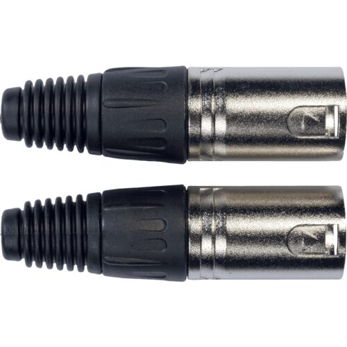 YELLOW CABLE XLR01 Connettori XLR Maschio 2 Pcs