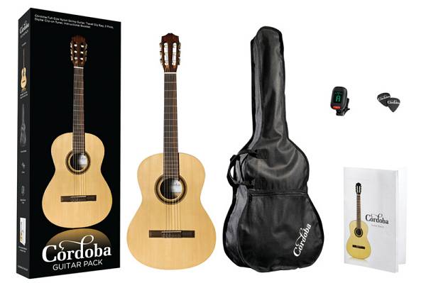 CORDOBA CP100 PACK CHITARRA + ACCORDATORE+BAG+ METODO