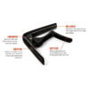 DUNLOP Trigger Fly Capo Black