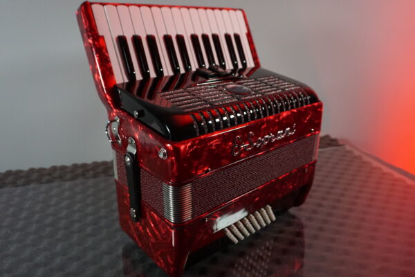 ELENA SOPRANI JH2648D RD Piano Accordion Circus Line