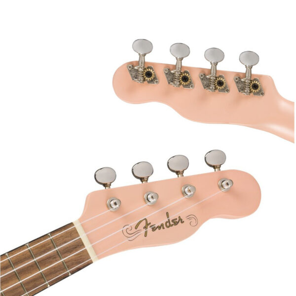 FENDER VENICE SOPRANO UKULELE SHELL PINK WN