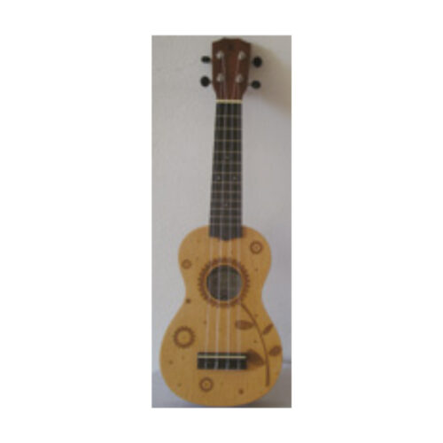 RIALTO UM2065 UKULELE SOPRANO LAMIN. GIRASOLE + BAG DELUXE