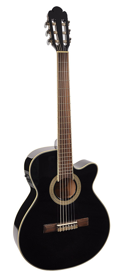 Richwood RC-16-CEBK Chitarra classica narrow elettrificata