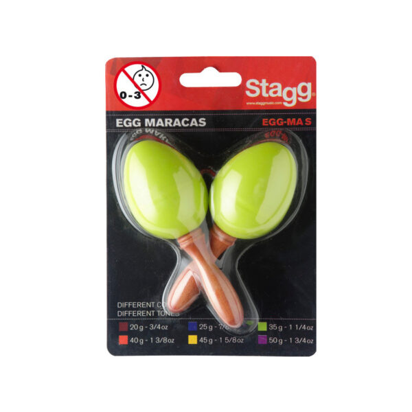 Stagg EGG-MA L/GR coppia maracas uovo