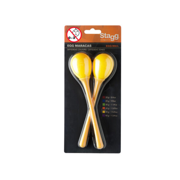 Stagg EGG-MA L/YW copia maracas uovo