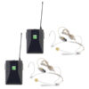 Audiodesign PMU 2212BP Sistema Wireless 200Ch UHF 2Body Pack+Archetti 2Ch