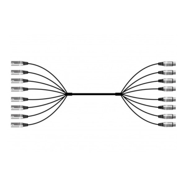 Bespeco BRC08L5 Cavo Multicanale CV8+8XLRM+XLRF