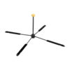 Hercules It HCDS-460B Supporto per Flauto Travlite Footjoint C
