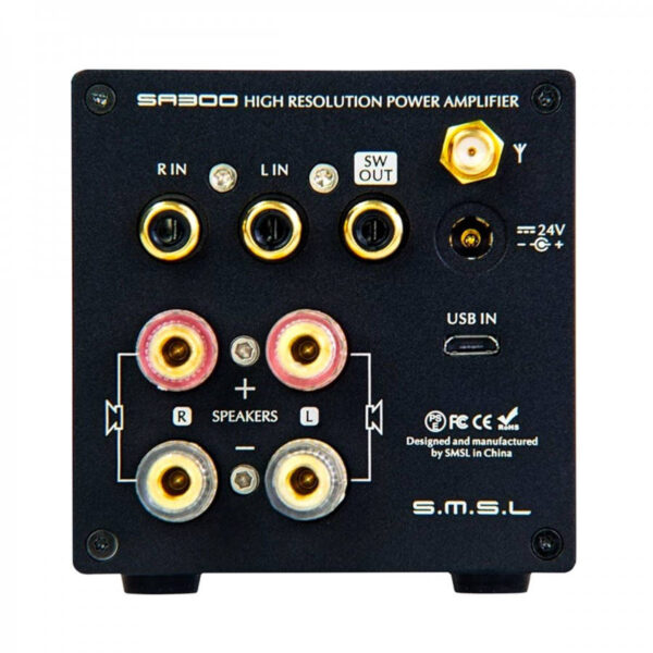 S.M.S.L SA300 BLACK AMPLIFICATORE-DAC/BLUETOOTH